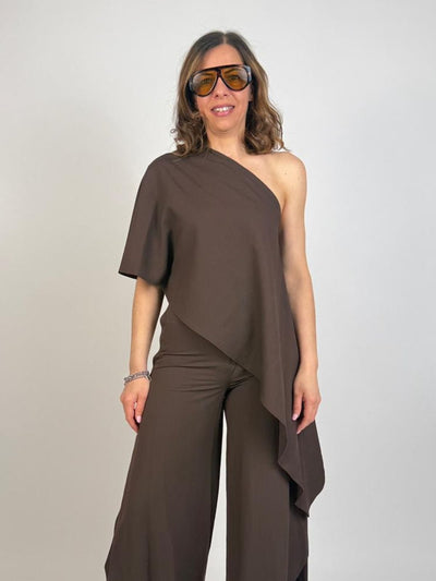 Vicolo - Top Monospalla Asimmetrico - Donna