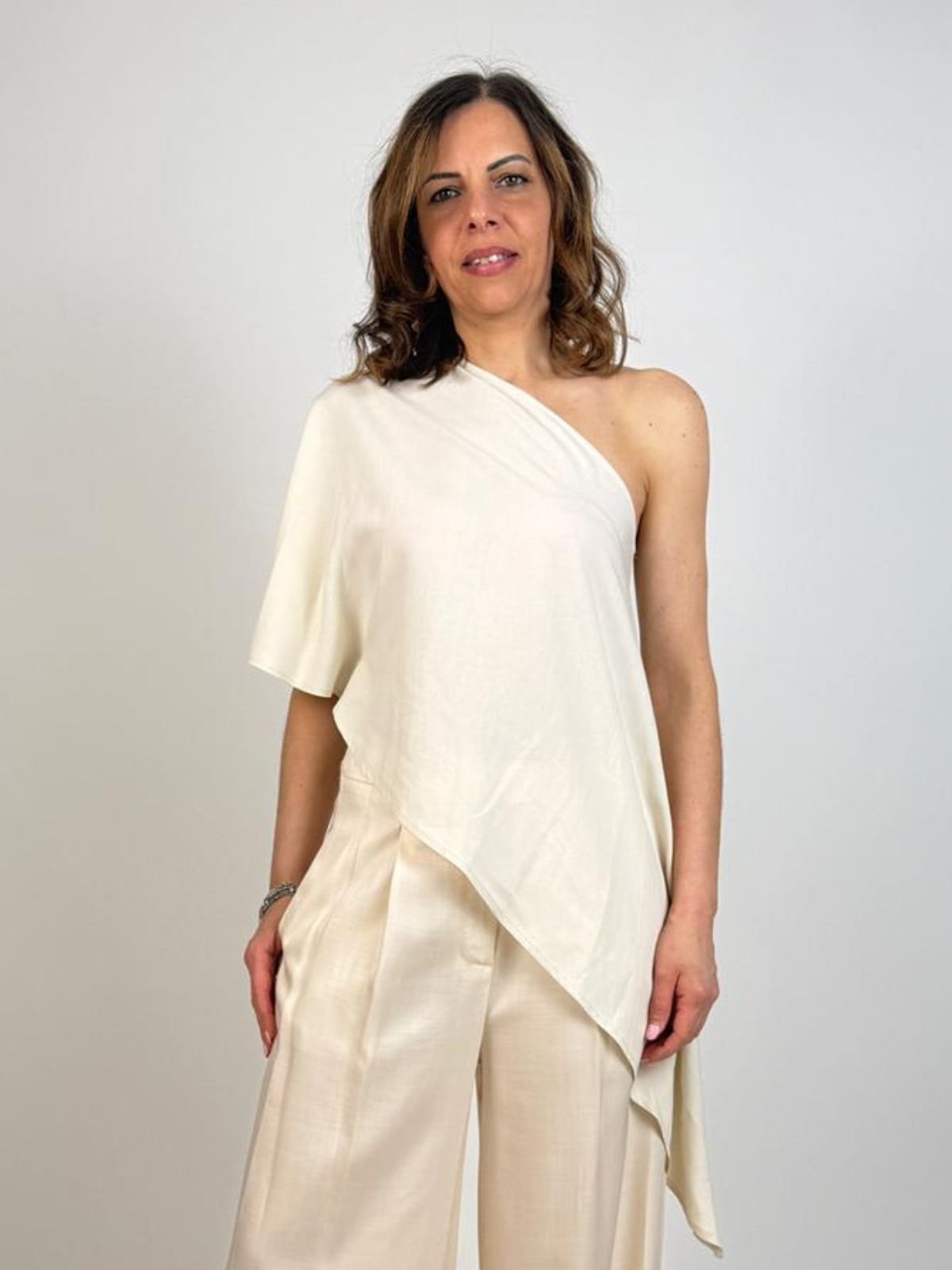 Vicolo - Top Monospalla Asimmetrico - Donna - World Fashion