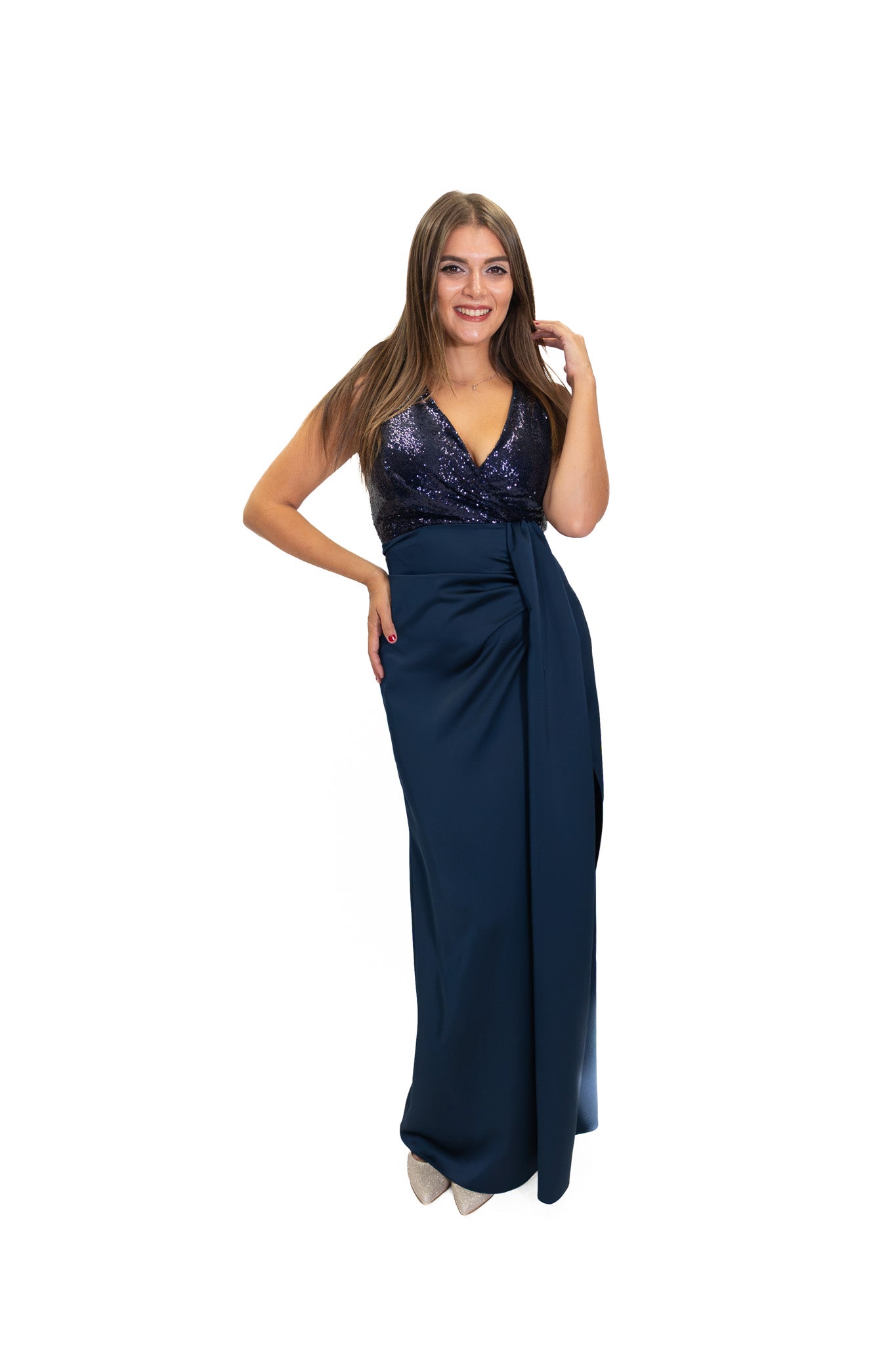 Rinascimento - Abito Lungo corpetto in paillettes - Donna