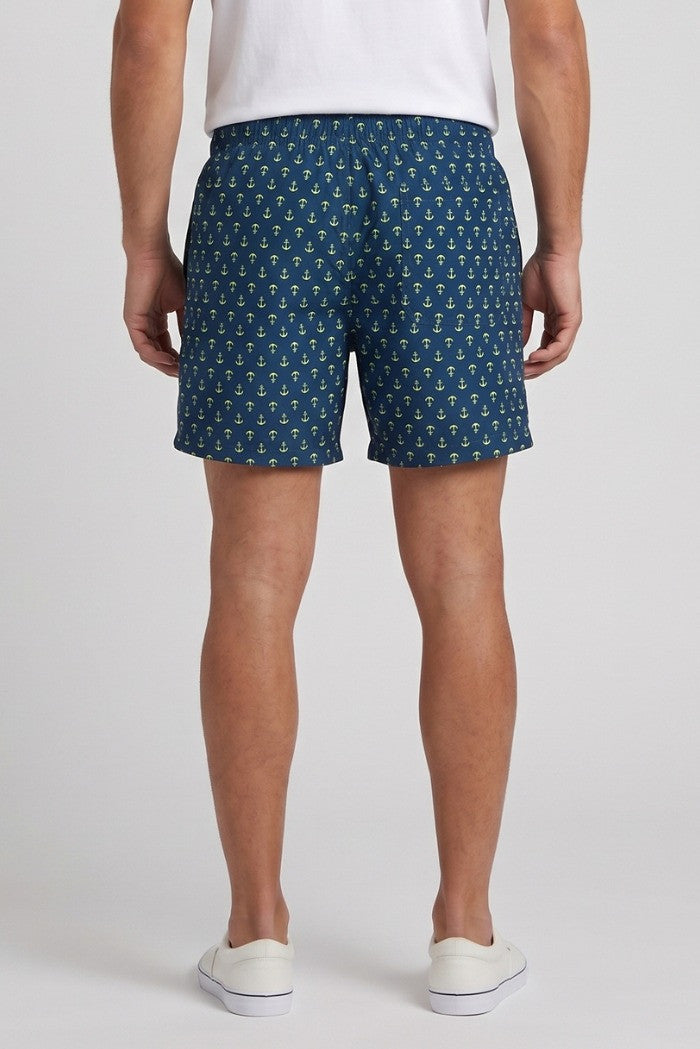 Markup - Bermuda Mare Stampa Ancore - Uomo
