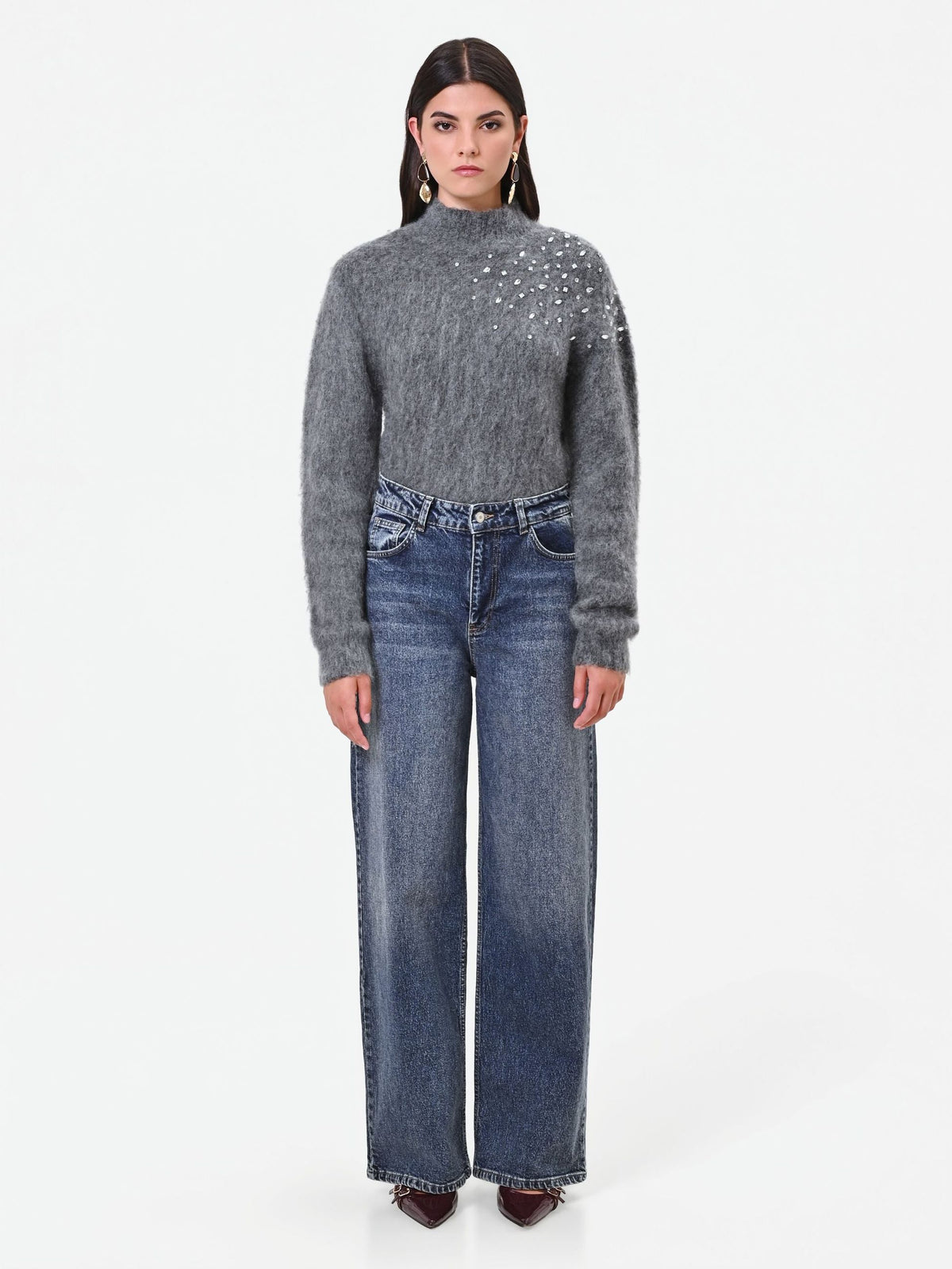 Rinascimento - Pantaloni jeans a gamba dritta (Giorgia Palmas X Rinascimento) - Donna
