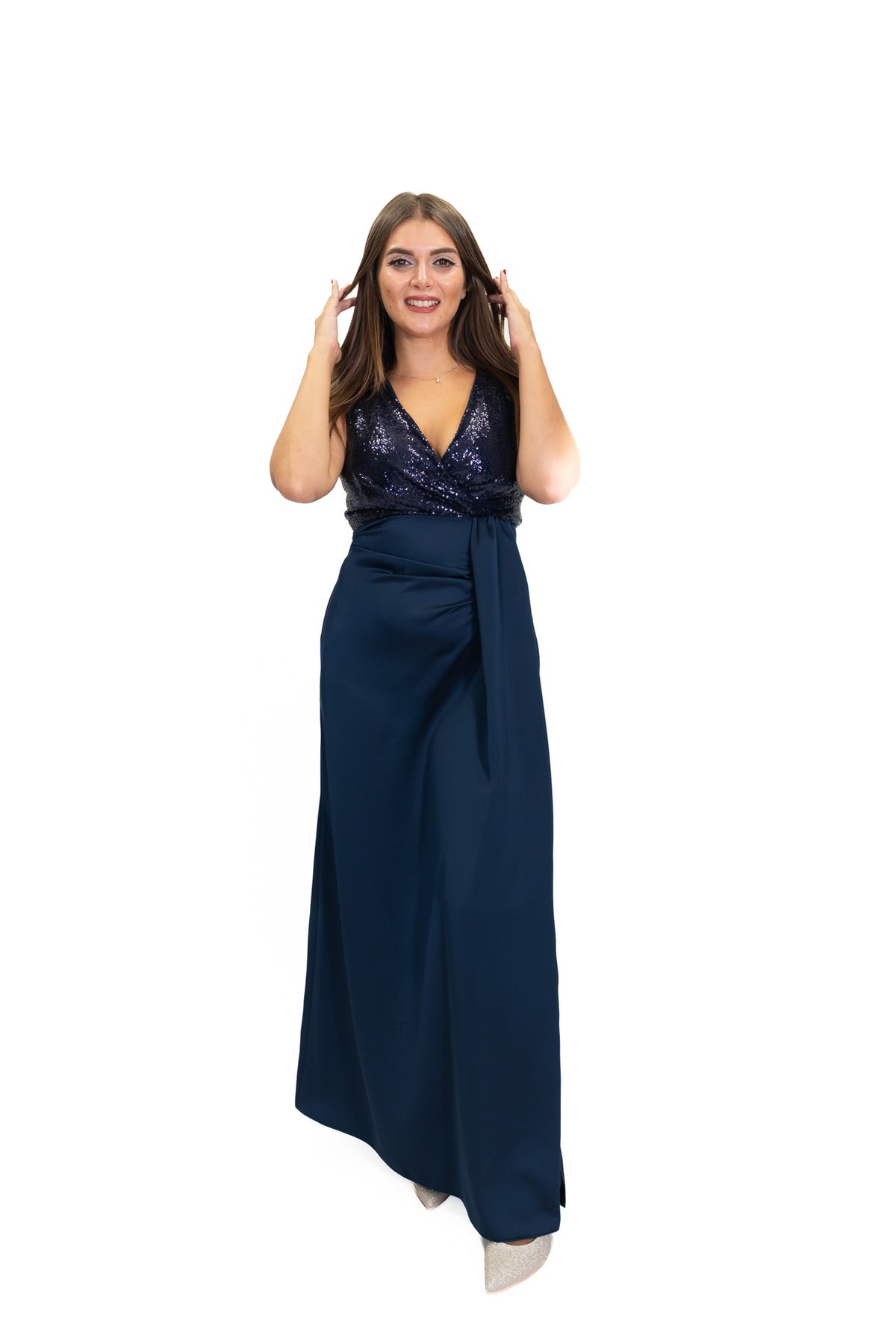Rinascimento - Abito Lungo corpetto in paillettes - Donna