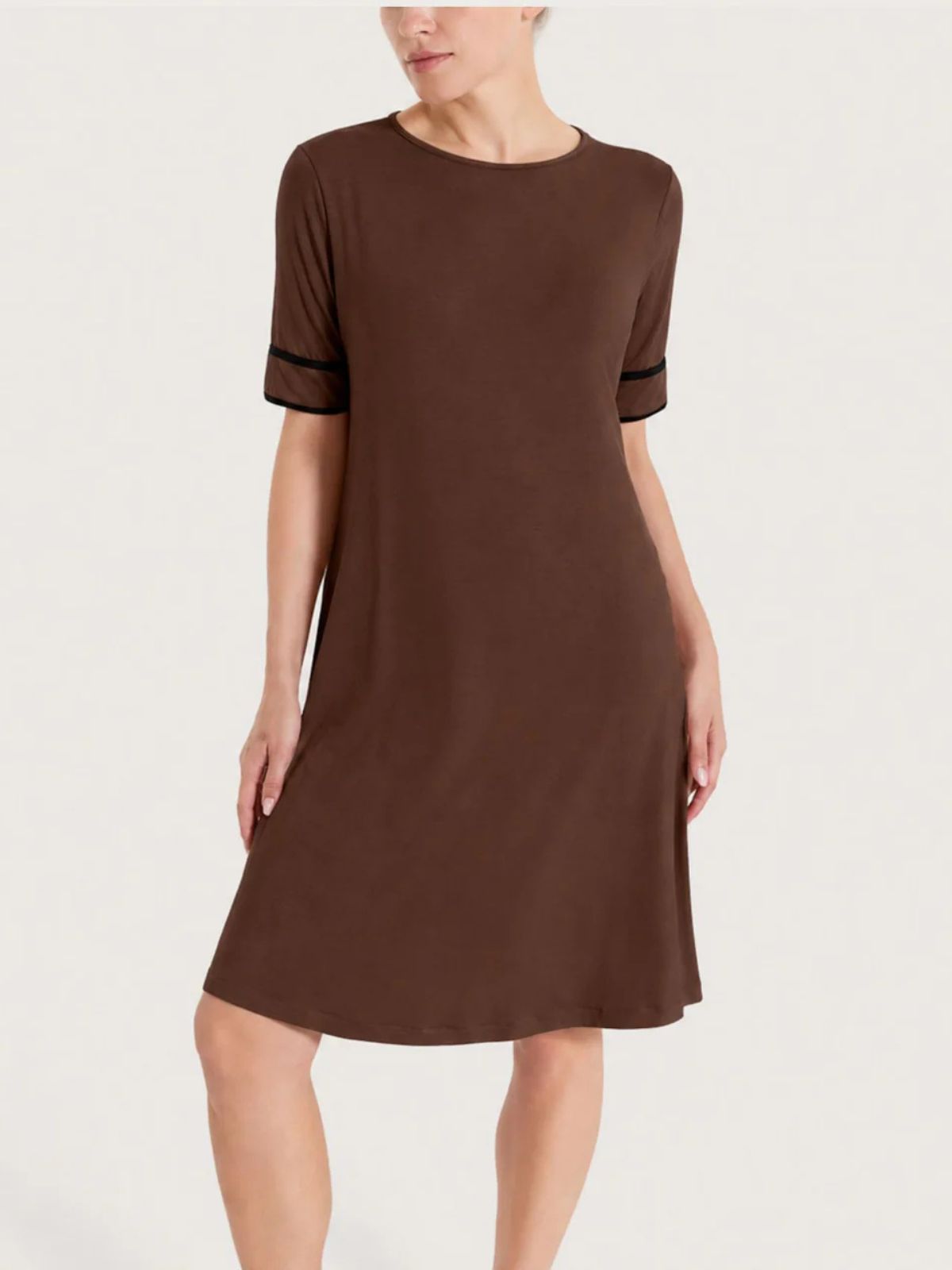 Ragno - Abito con piping in Viscosa Summer - Donna
