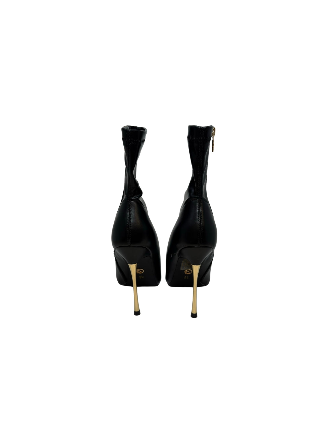 Gold&Gold - Stivaletto stretch in ecopelle - Donna