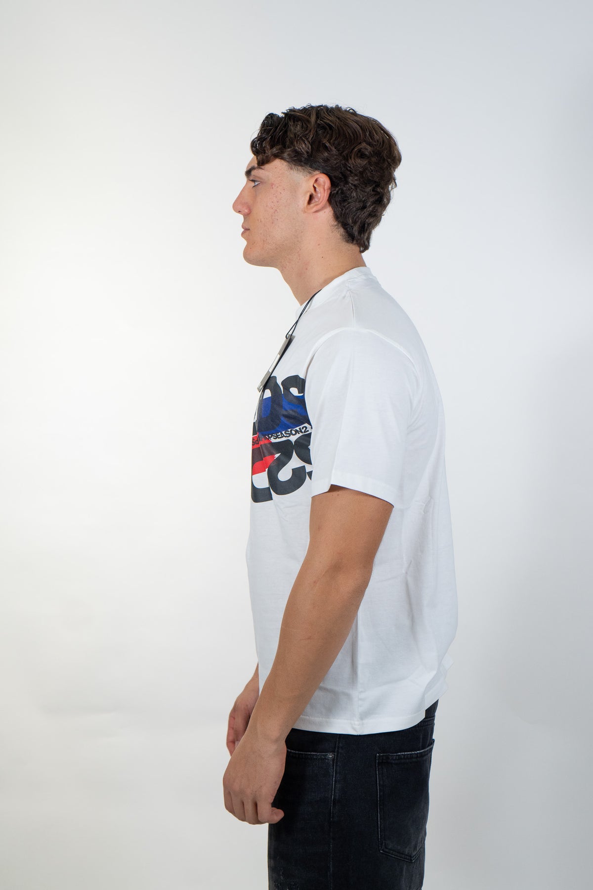 Ds2 - T-Shirt logo multicolor - Uomo