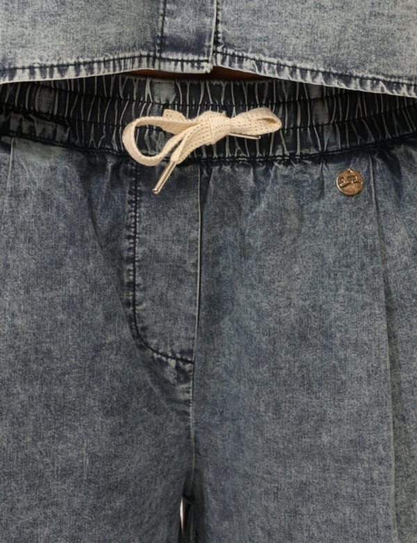 Yes Zee - Bermuda con coulisse. - Donna - World Fashion