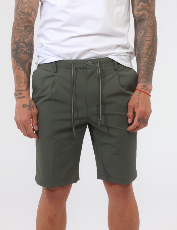 Yes Zee - Bermuda Con Coulisse Ed Elastico Fianchi - Uomo - World Fashion