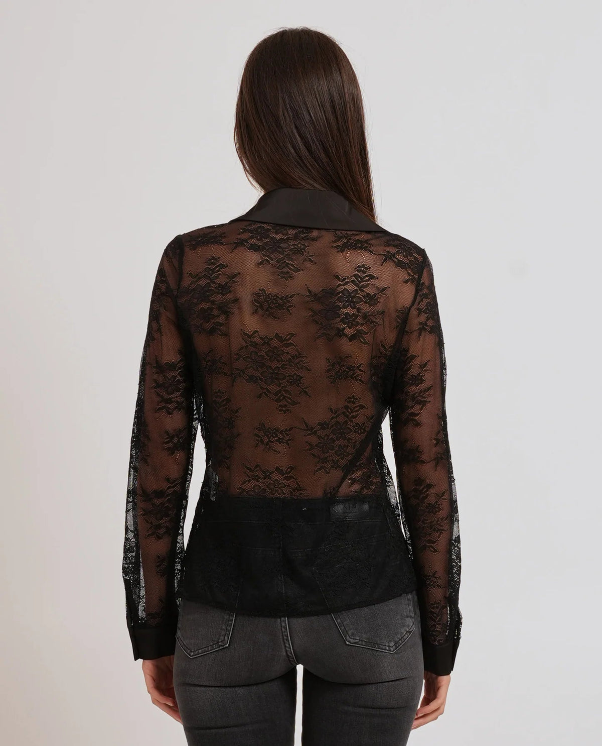 Yes Zee - Camicia Classica In Pizzo - Donna - World Fashion