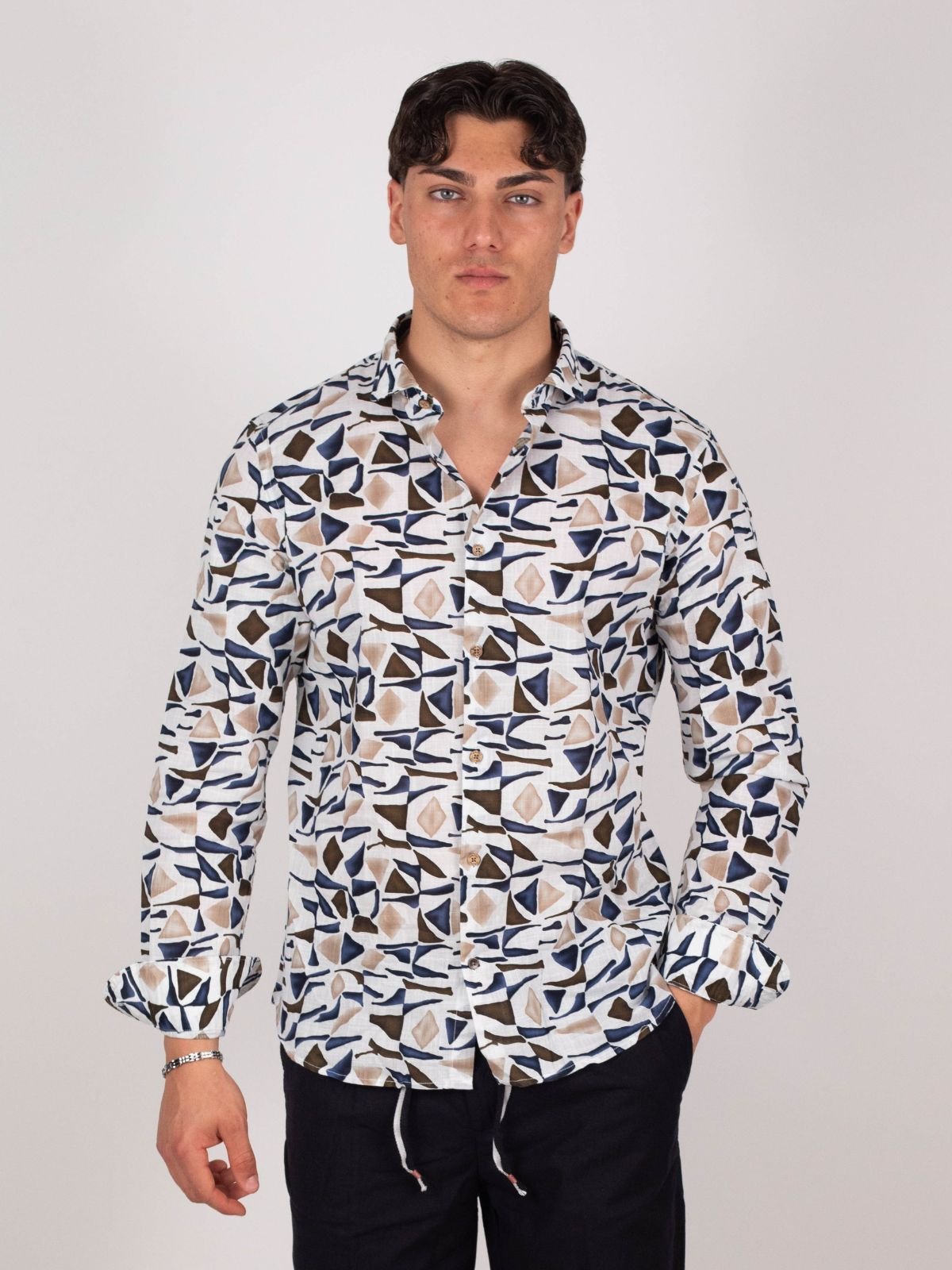 Yes Zee - Camicia in cotone - Uomo - World Fashion