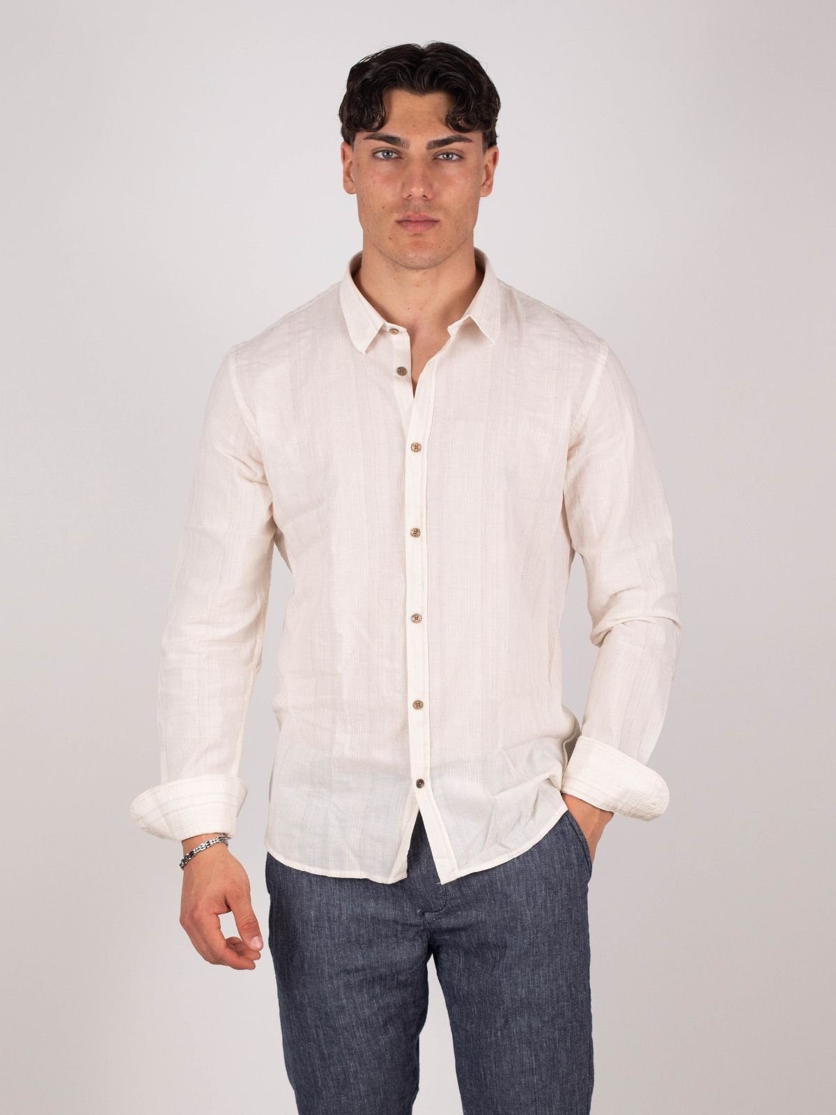 Yes Zee - Camicia M/L - Uomo - World Fashion