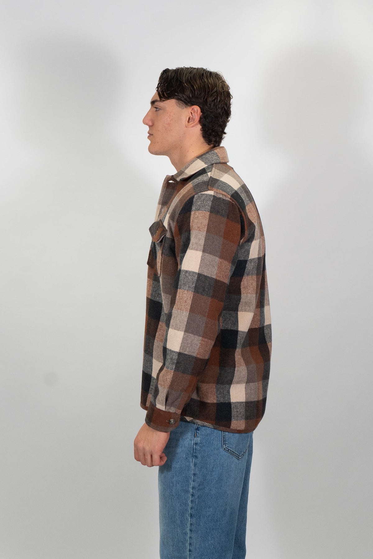 Yes Zee - Camicia over con tasche applicate - Uomo - World Fashion