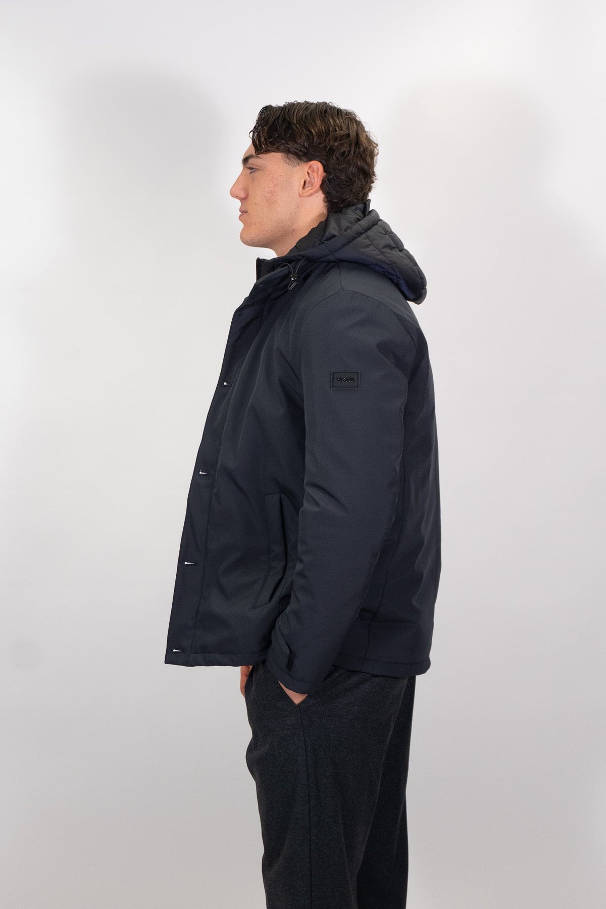 Yes Zee - Cappotto in softshell con finto gilet staccabile - Uomo - World Fashion