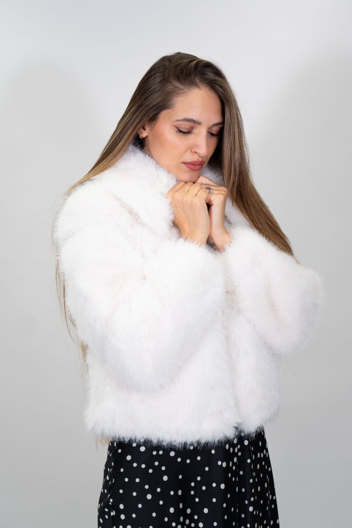 Yes Zee - Eco pelliccia in tessuto effetto peluche - Donna - World Fashion