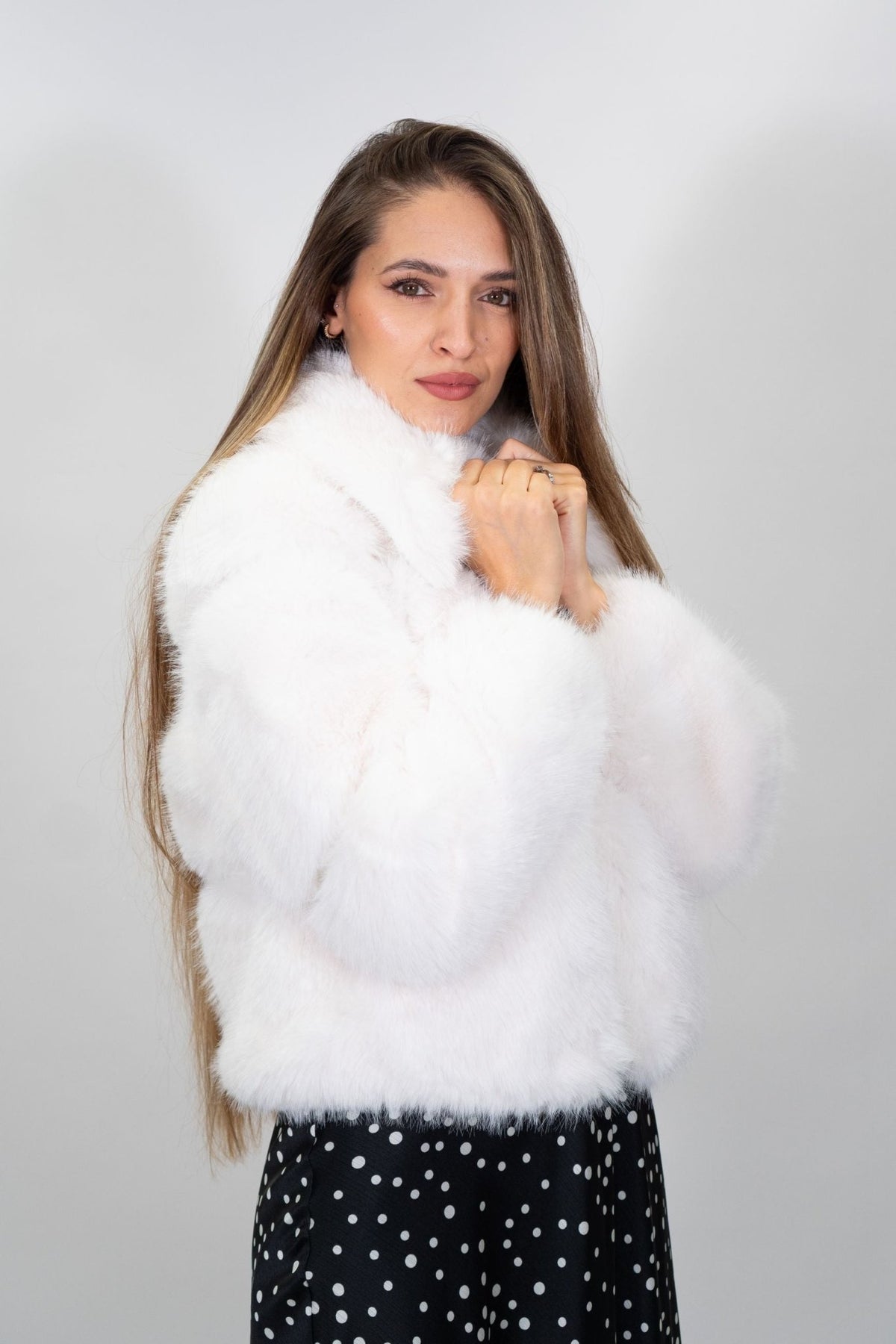 Yes Zee - Eco pelliccia in tessuto effetto peluche - Donna - World Fashion