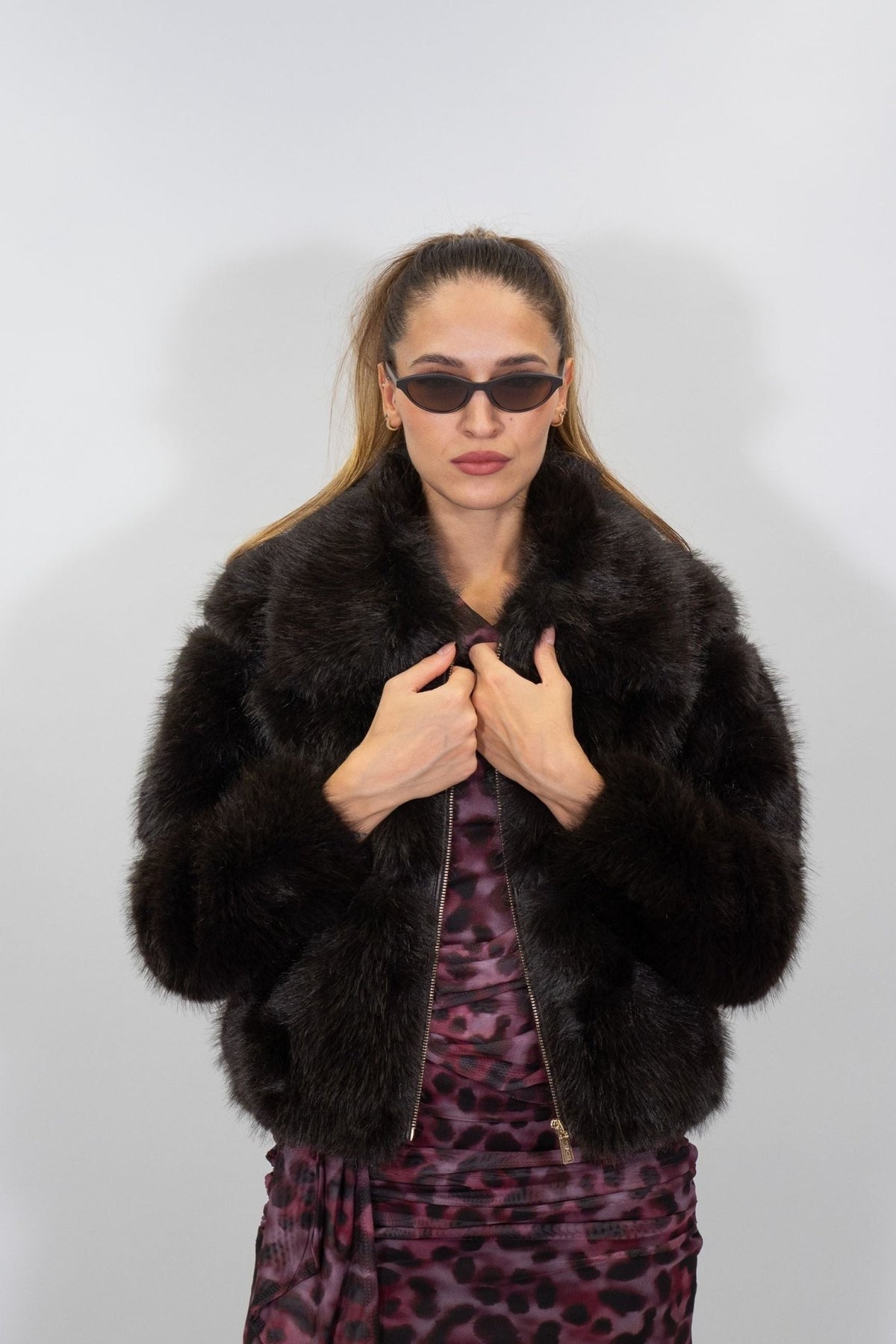 Yes Zee - Eco pelliccia in tessuto effetto peluche - Donna - World Fashion