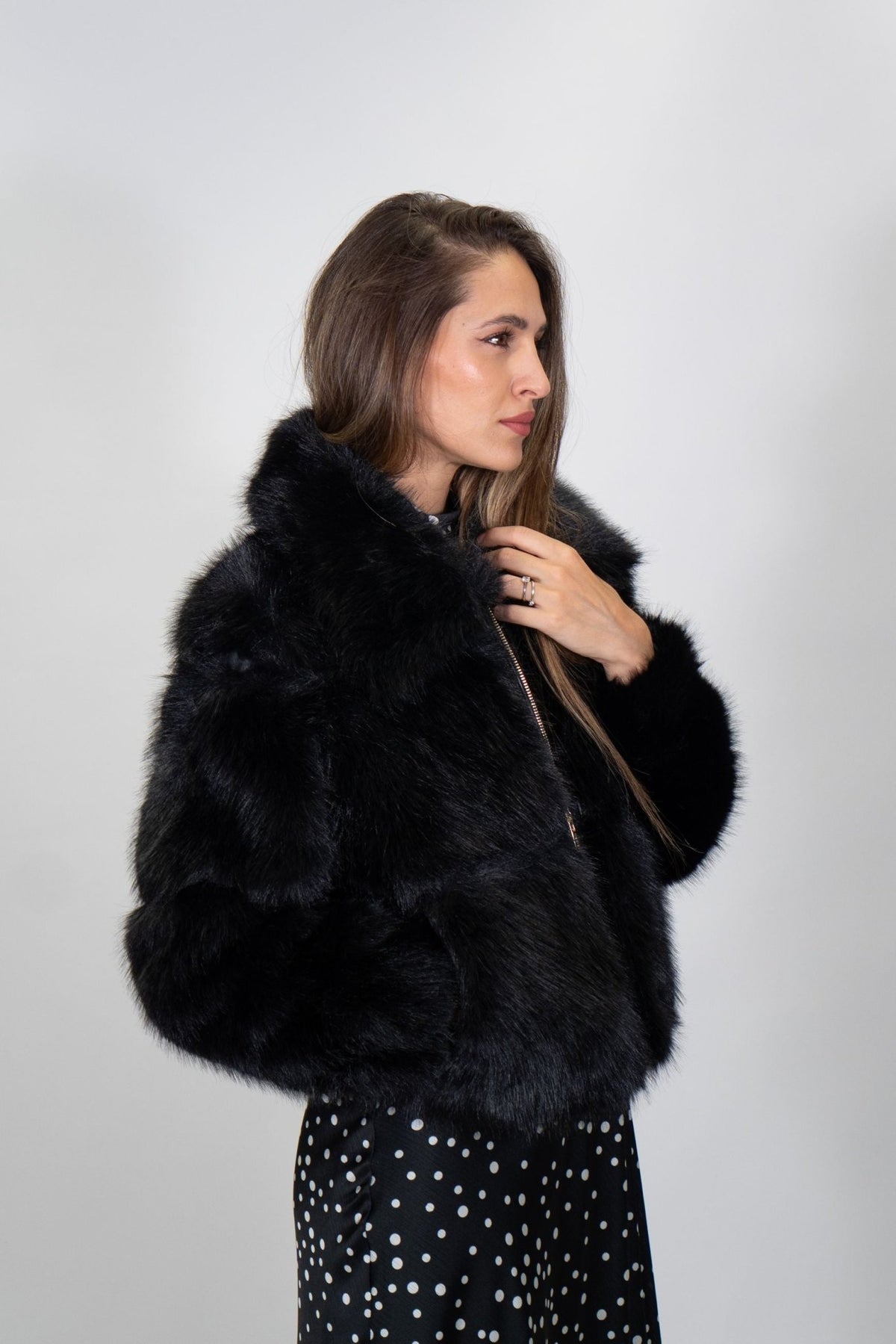 Yes Zee - Eco pelliccia in tessuto effetto peluche - Donna - World Fashion