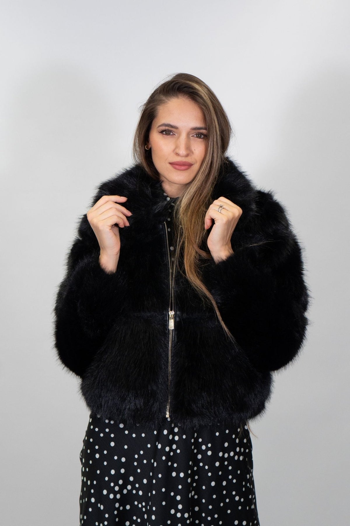 Yes Zee - Eco pelliccia in tessuto effetto peluche - Donna - World Fashion