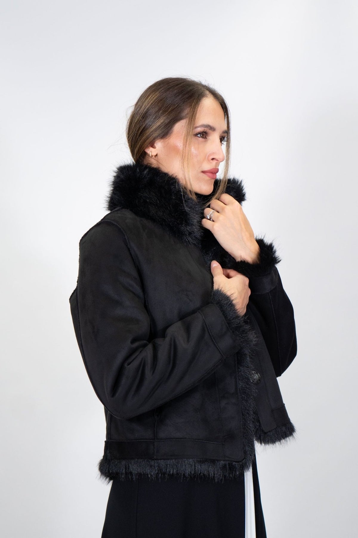 Yes Zee - Ecopelliccia corta reversibile - Donna - World Fashion