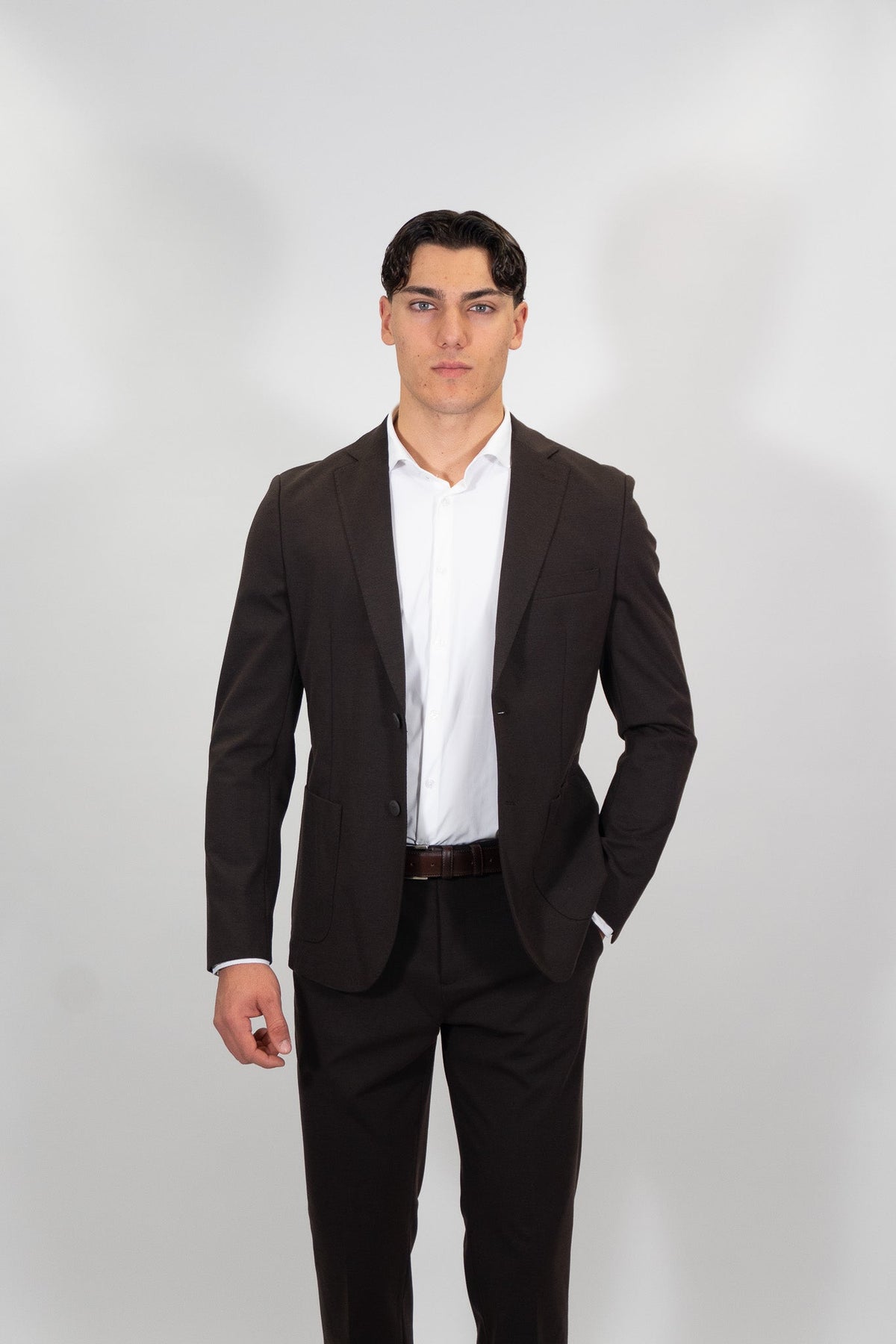 Yes Zee - Giacca classica con tasche applicate - Uomo - World Fashion