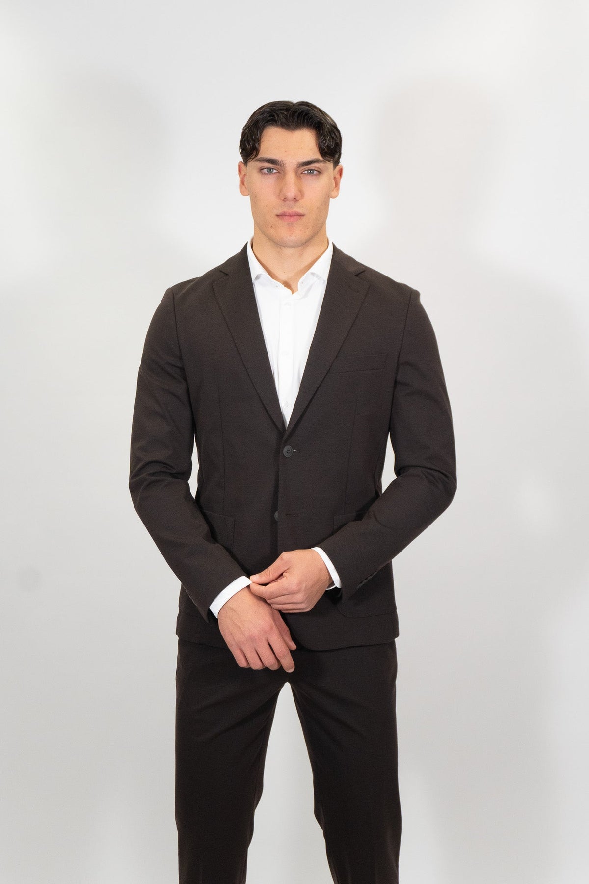 Yes Zee - Giacca classica con tasche applicate - Uomo - World Fashion