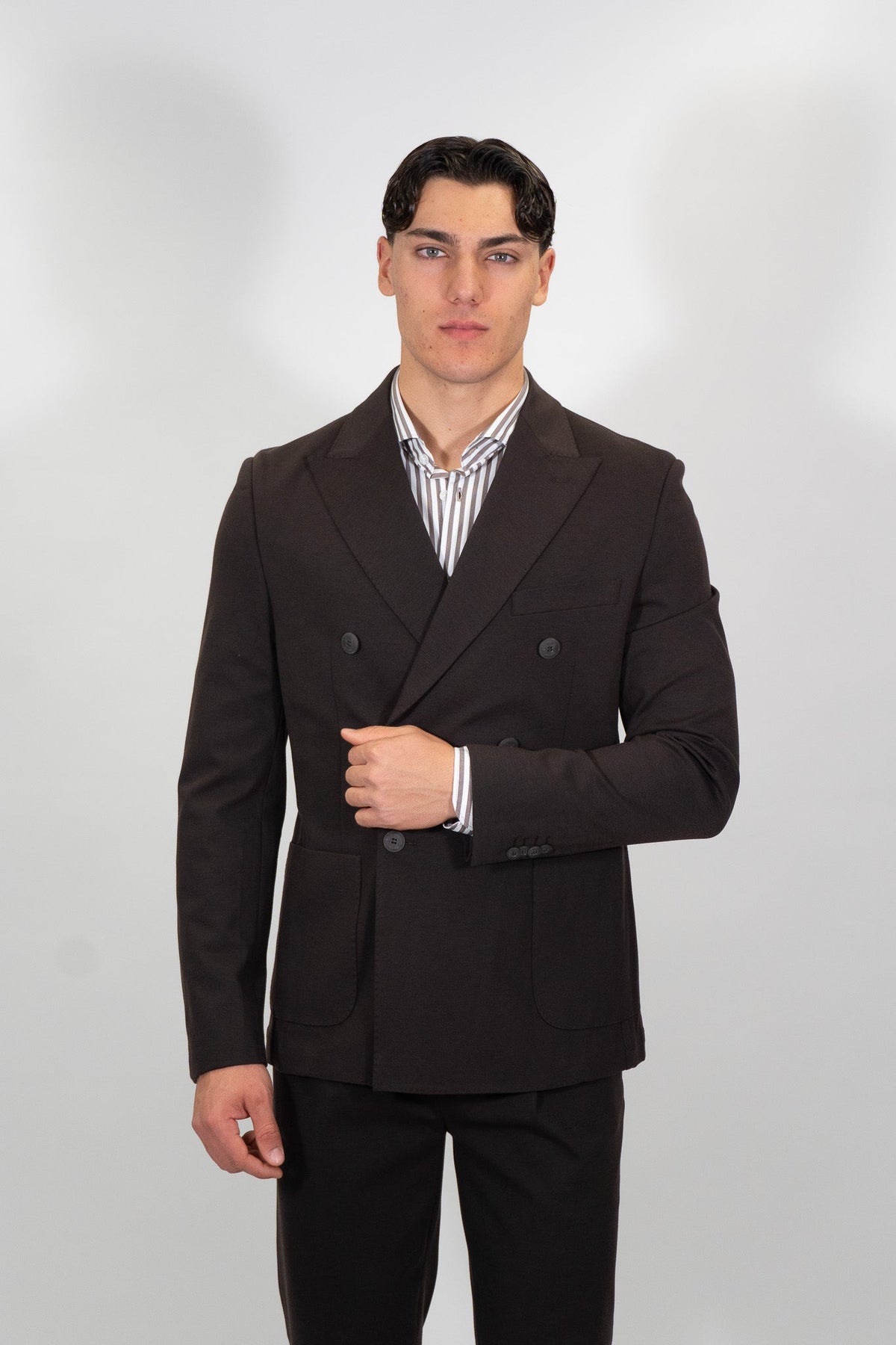 Yes Zee - Giacca doppiopetto in punto Milano - Uomo - World Fashion