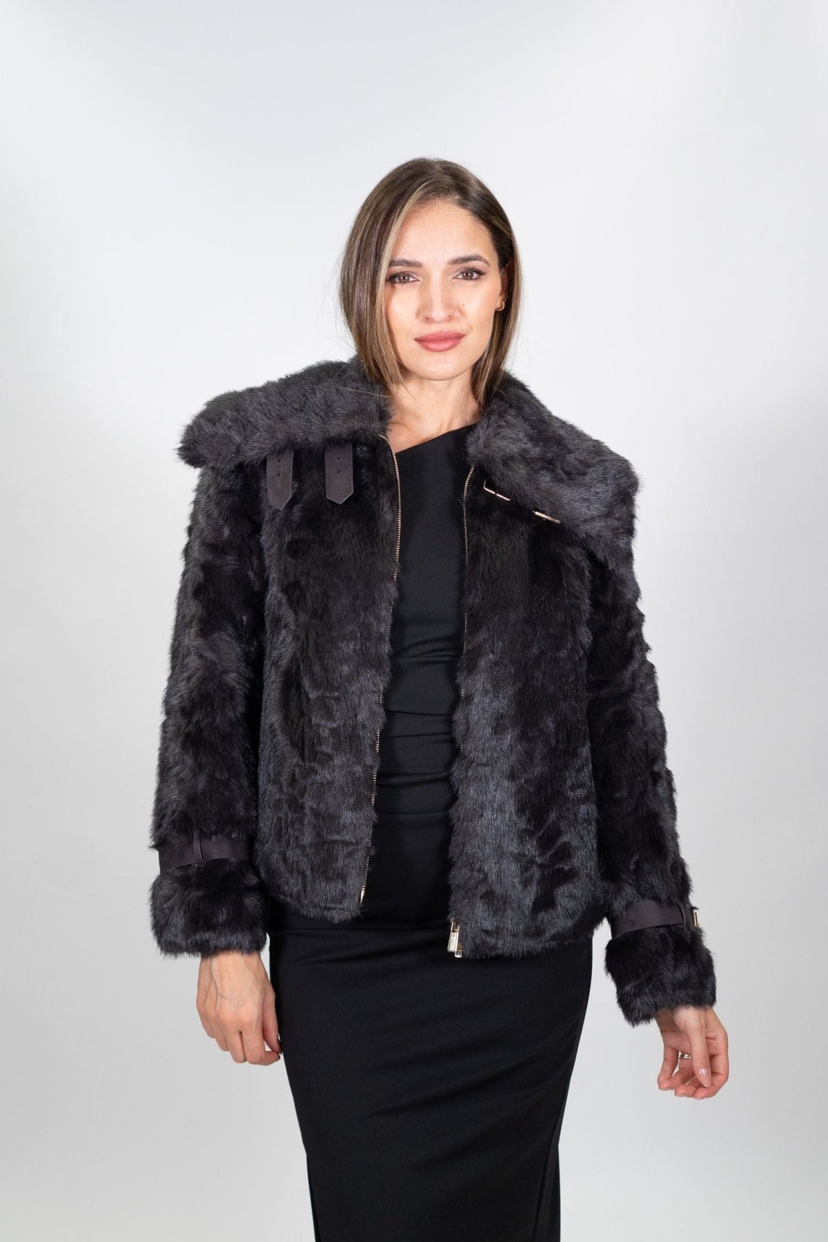 Yes Zee - Giacca in tessuto effetto peluche - Donna - World Fashion