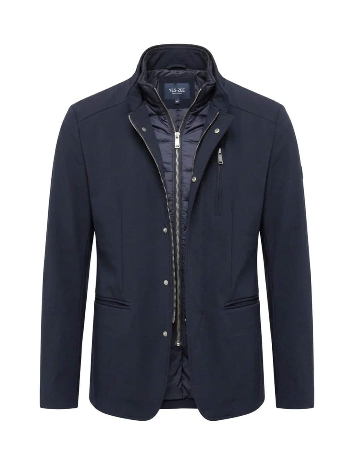 Yes Zee - Giacca modello blazer in tessuto tecnico - Uomo - World Fashion