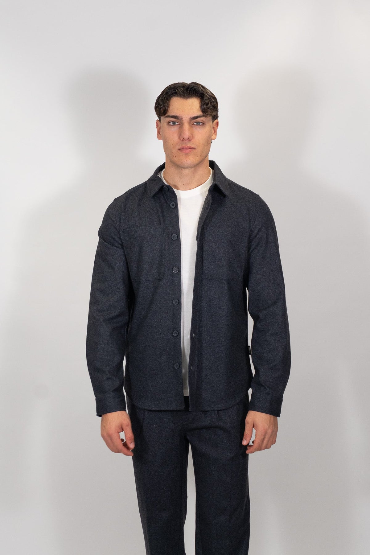 Yes Zee - Giacca tipo camicione e tasconi applicati - Uomo - World Fashion