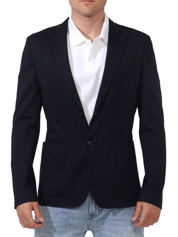 Yes Zee - Giacca Tipo Classica, Tasche Applicate - Uomo - World Fashion
