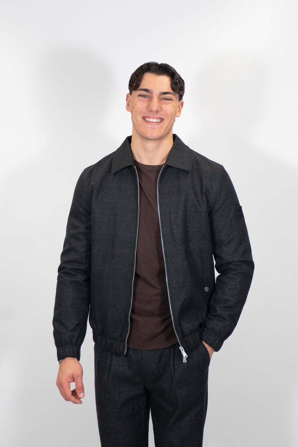 Yes Zee - Giubbino con collo a camicia - Uomo - World Fashion