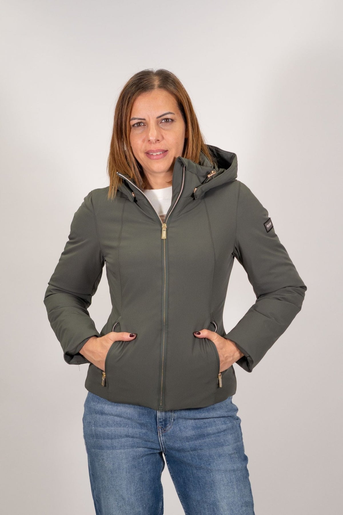 Yes Zee - Giubbino Sciancrato In Softshell - Donna - World Fashion
