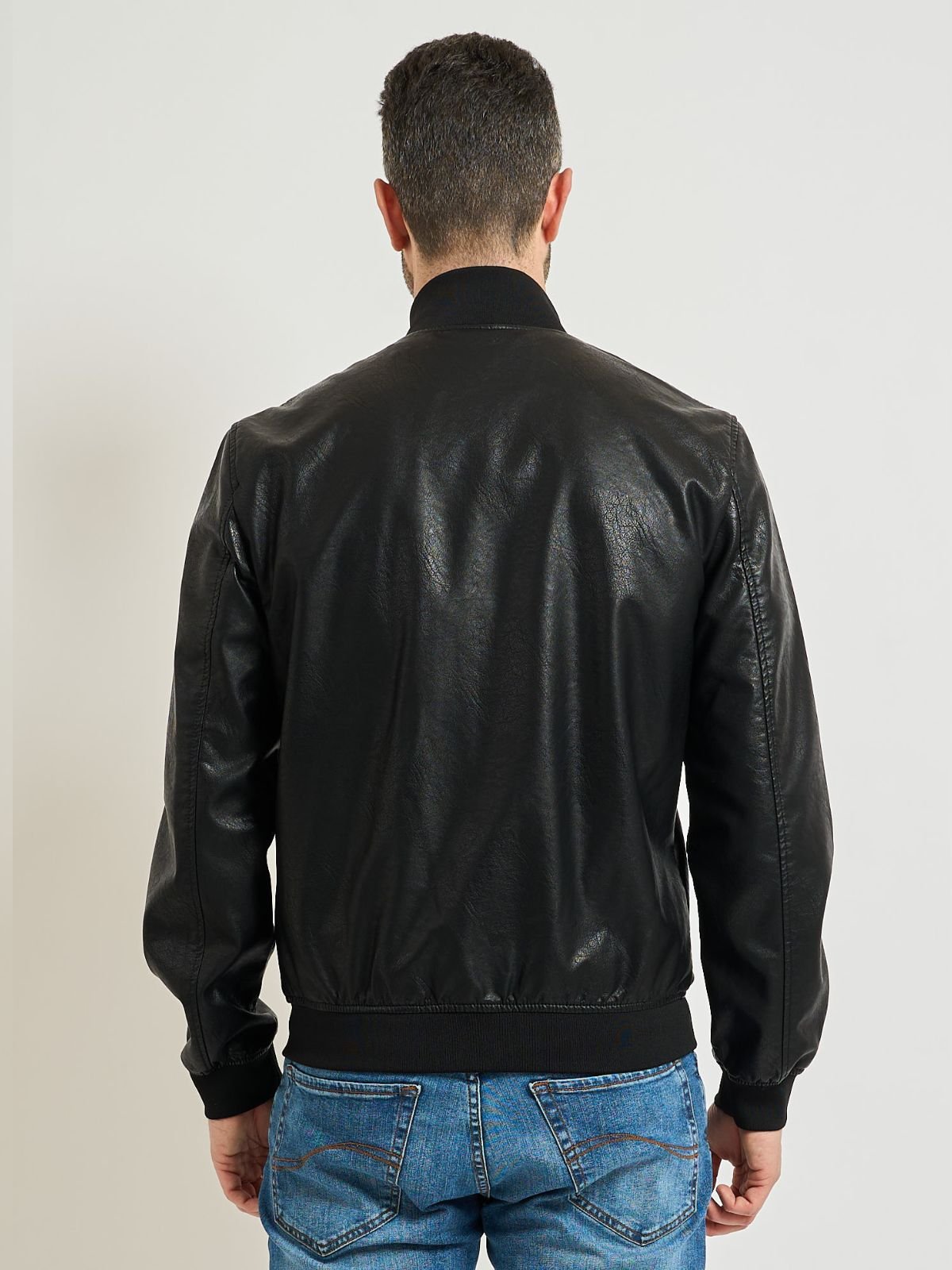 Yes Zee - Giubbino Tipo Bomber In Tessuto Spalmato - Uomo - World Fashion