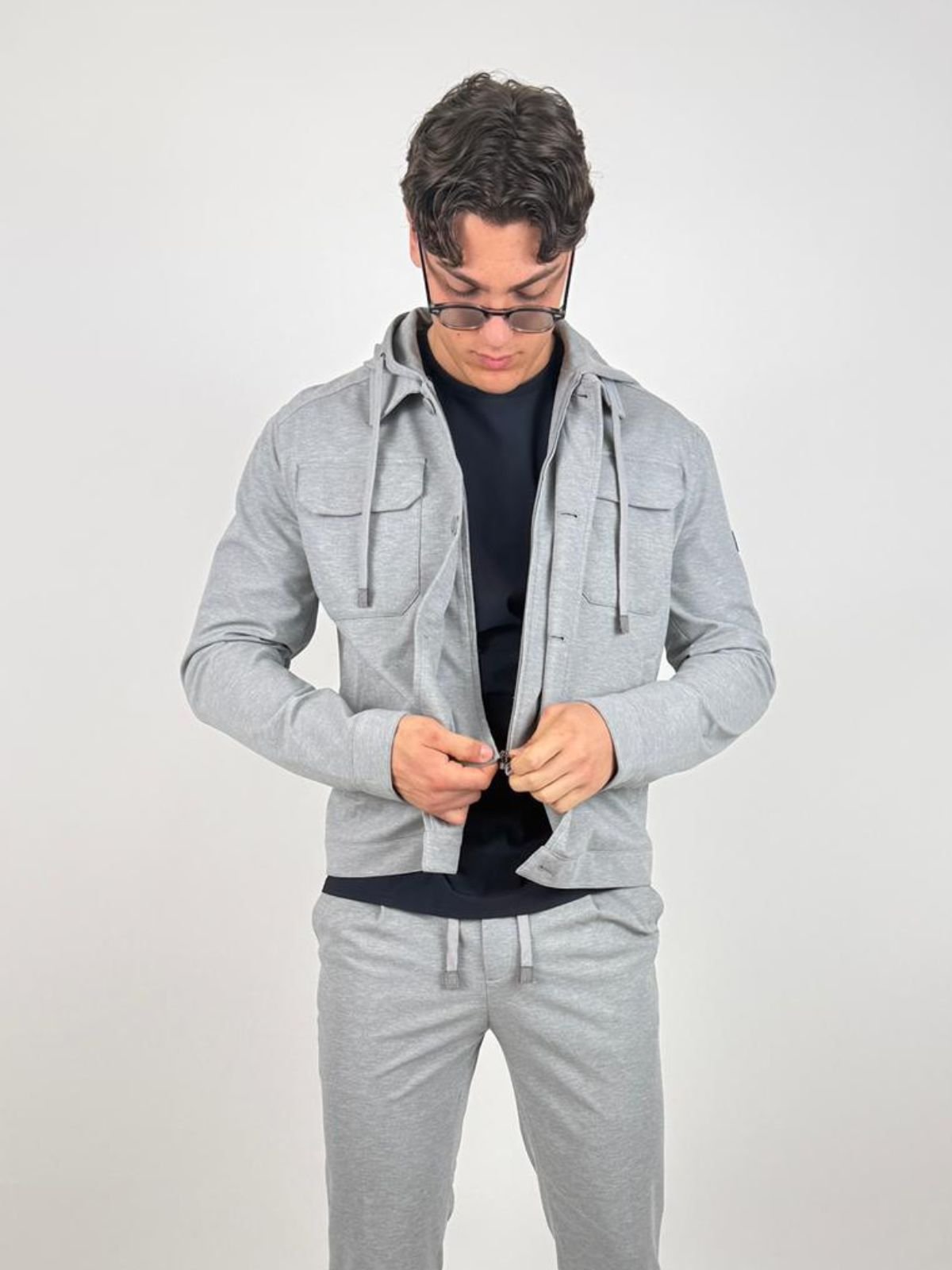 Yes Zee - Giubbino Tipo Jeans Con Cappuccio - Uomo - World Fashion