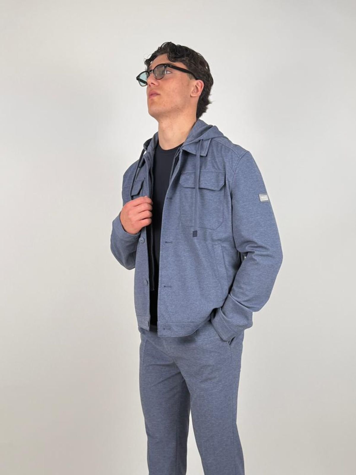 Yes Zee - Giubbino Tipo Jeans Con Cappuccio - Uomo - World Fashion