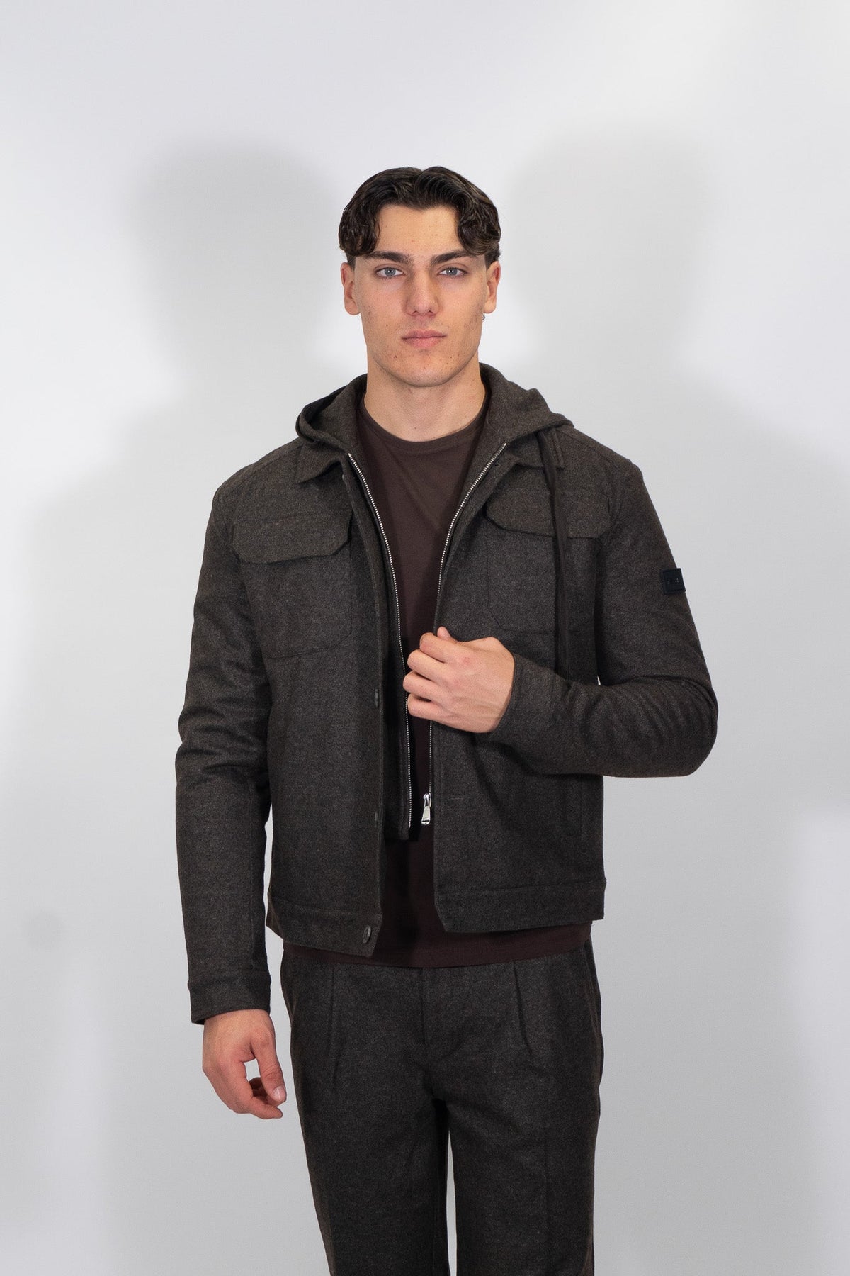 Yes Zee - Giubbino tipo jeans con finto gilet staccabile - Uomo - World Fashion