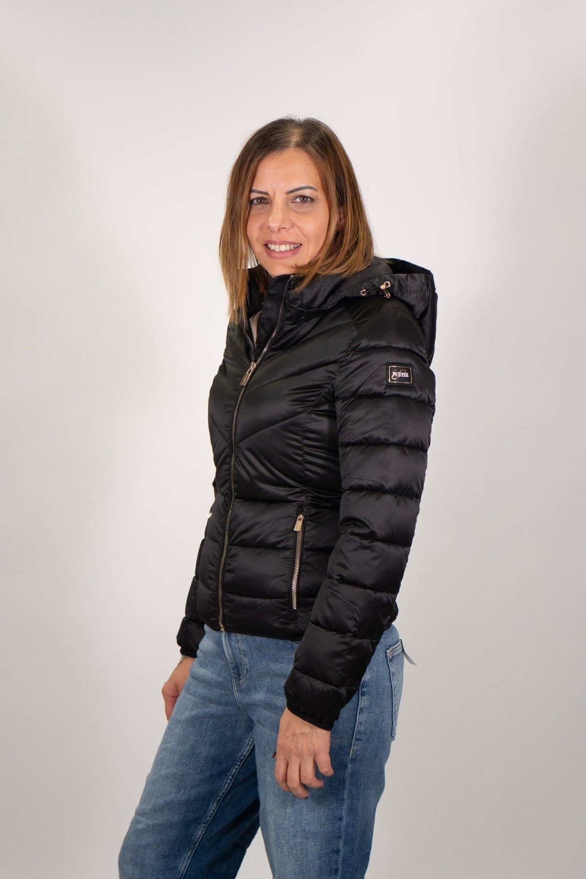 Yes Zee - Giubbino Trapuntato Con Cappuccio Staccab - Donna - World Fashion