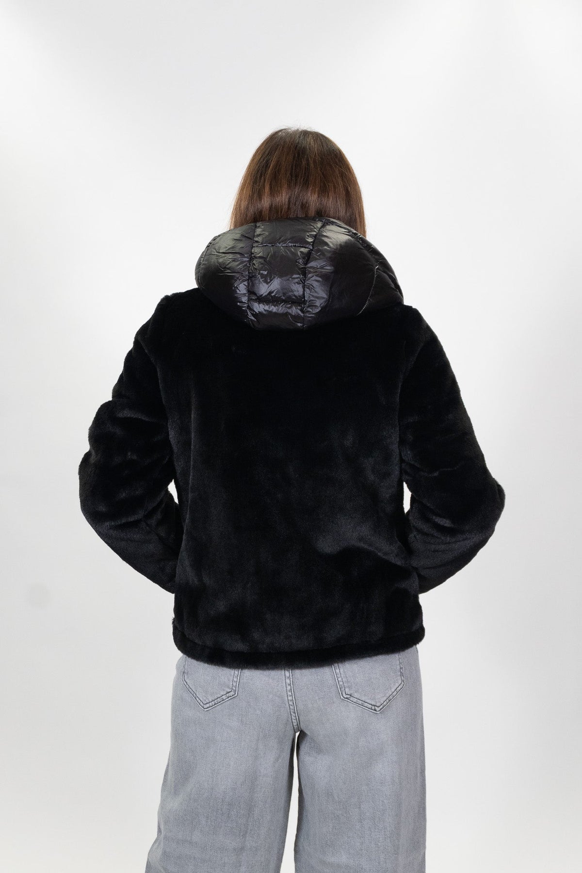 Yes Zee - Giubbino trapuntato con ecopelliccia - Donna - World Fashion