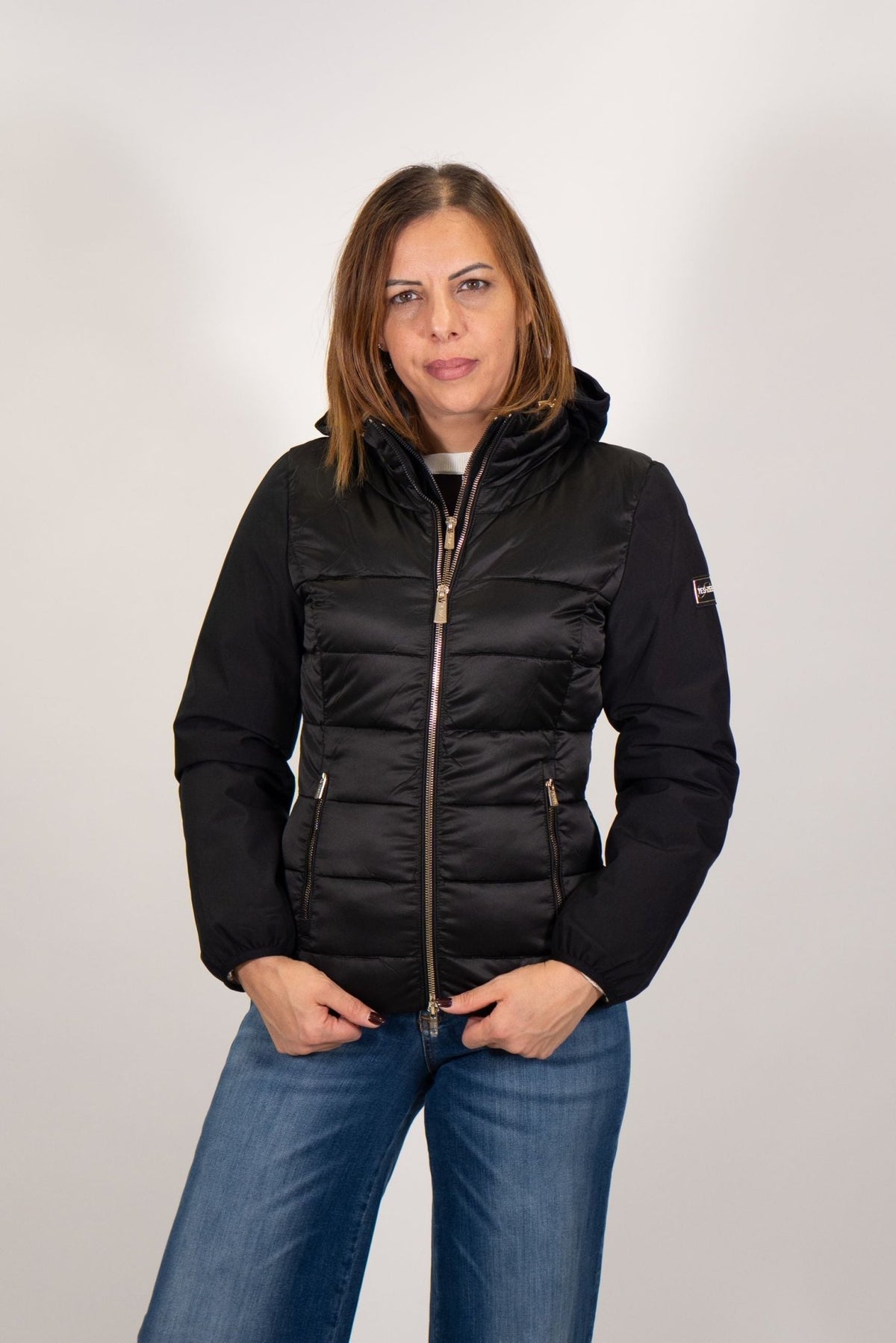 Yes Zee - Giubbino Trapuntato Con Finto Gilet Staccato - Donna - World Fashion