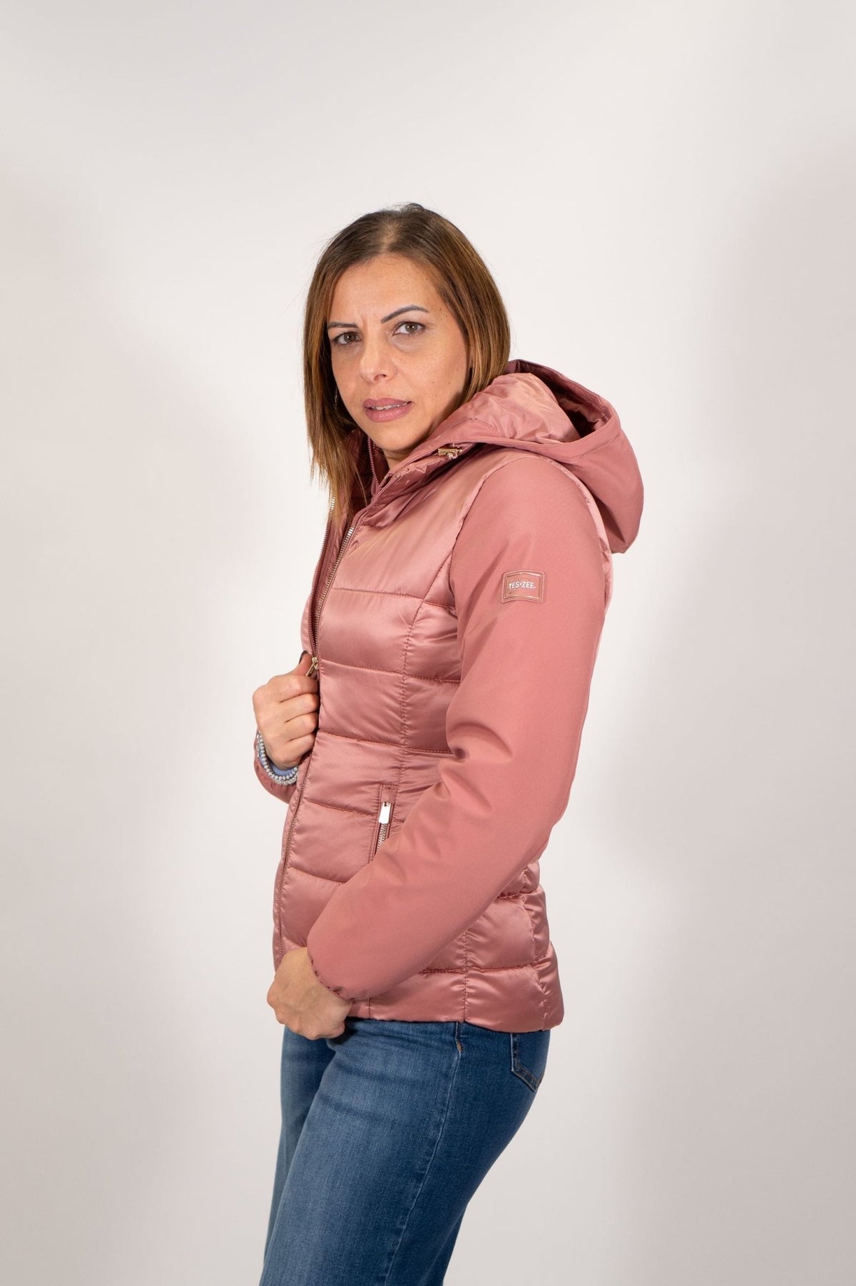 Yes Zee - Giubbino Trapuntato Con Finto Gilet Staccato - Donna - World Fashion