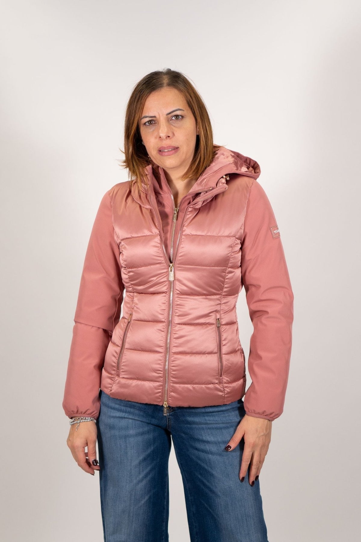 Yes Zee - Giubbino Trapuntato Con Finto Gilet Staccato - Donna - World Fashion