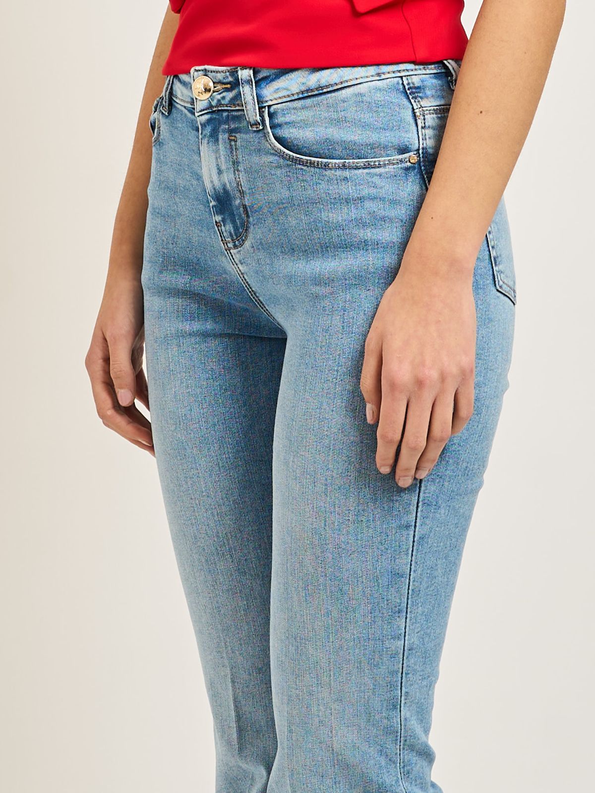 Yes Zee - Jeans 5 Tasche, Flare - Donna - World Fashion