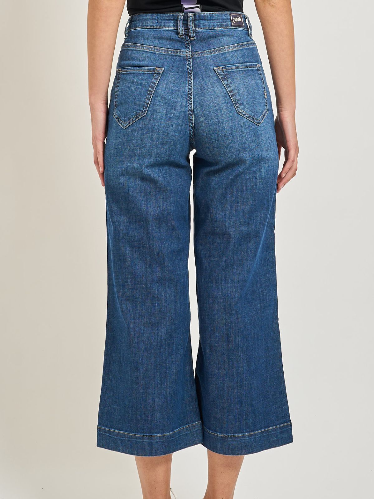 Yes Zee - Jeans 5 Tasche, Palazzo, Wide Leg - Donna - World Fashion