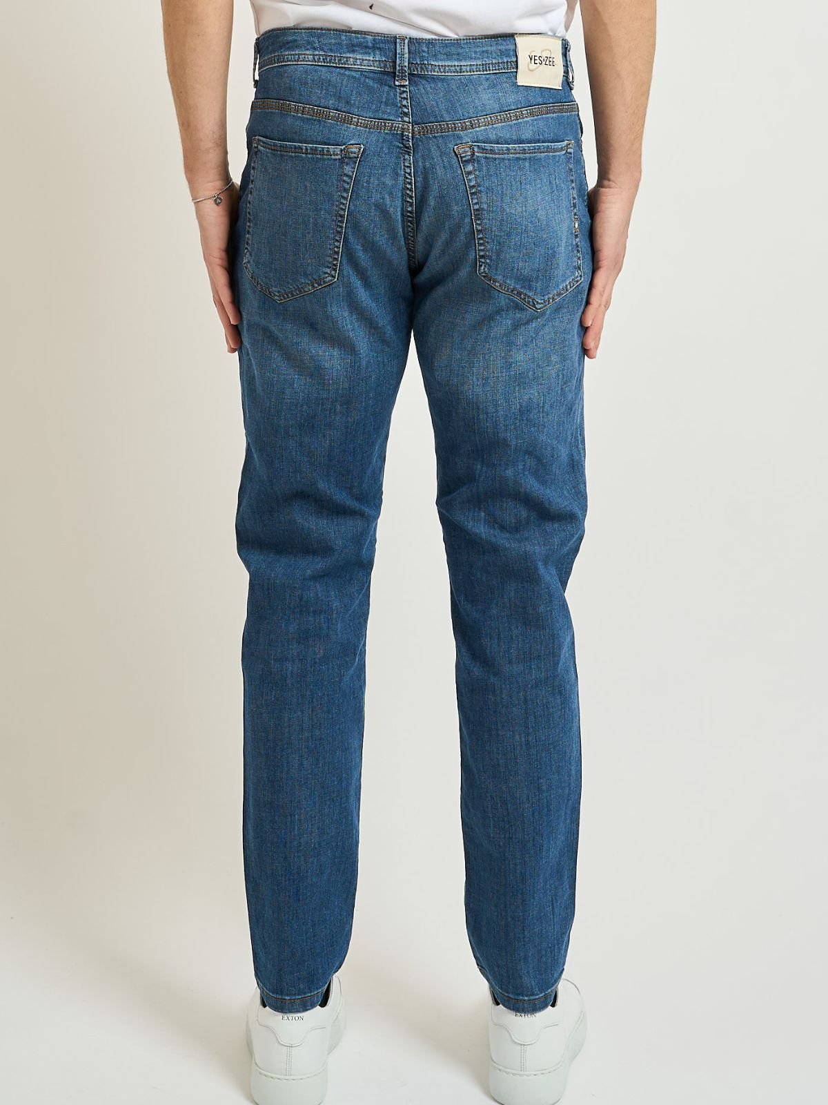Yes Zee - Jeans 5 Tasche, Slim - Uomo - World Fashion