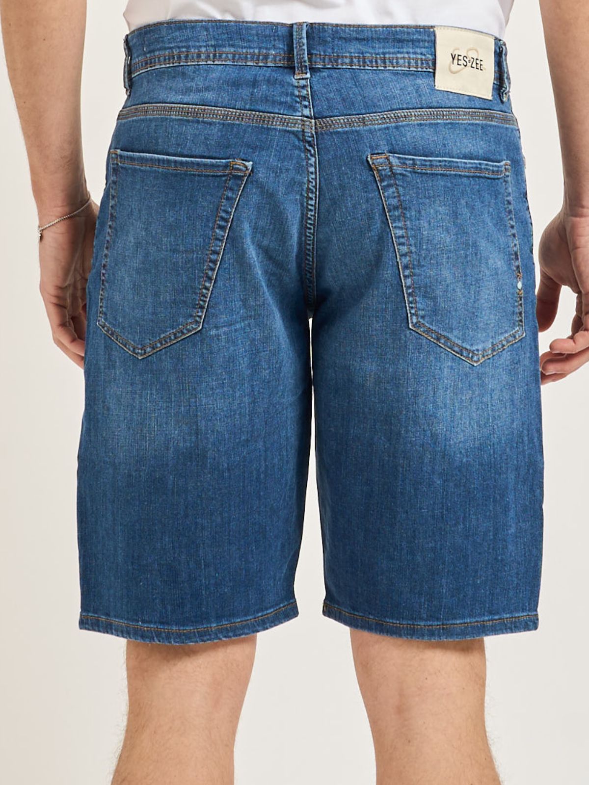 Yes Zee - Jeans Bermuda 5 Tasche, Slim - Uomo - World Fashion