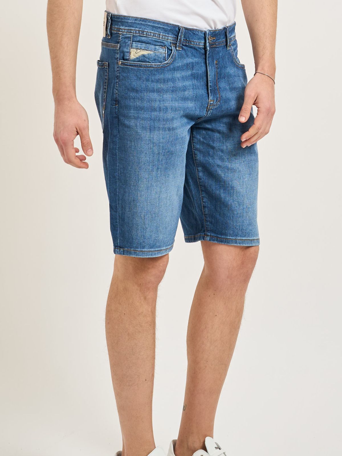 Yes Zee - Jeans Bermuda 5 Tasche, Slim - Uomo - World Fashion