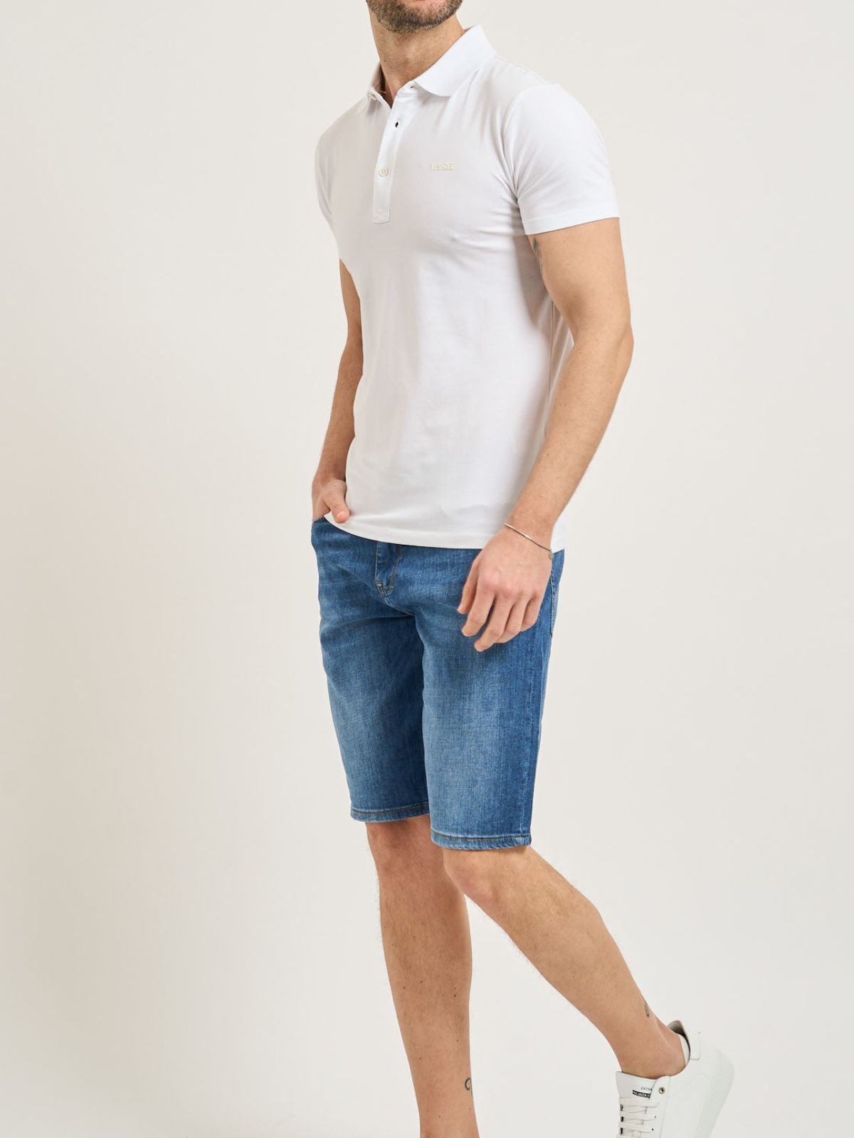 Yes Zee - Jeans Bermuda 5 Tasche, Slim - Uomo - World Fashion