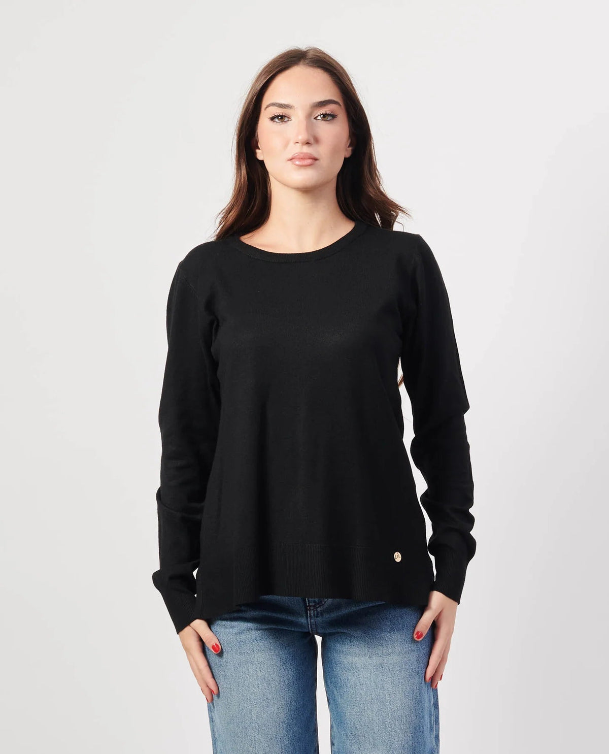 Yes Zee - Maglia Diritta, Girocollo - Donna - World Fashion