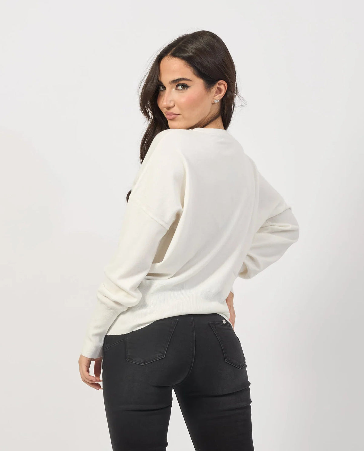 Yes Zee - Maglia Girocollo Con Maxi Costa Al Fondo - Donna - World Fashion