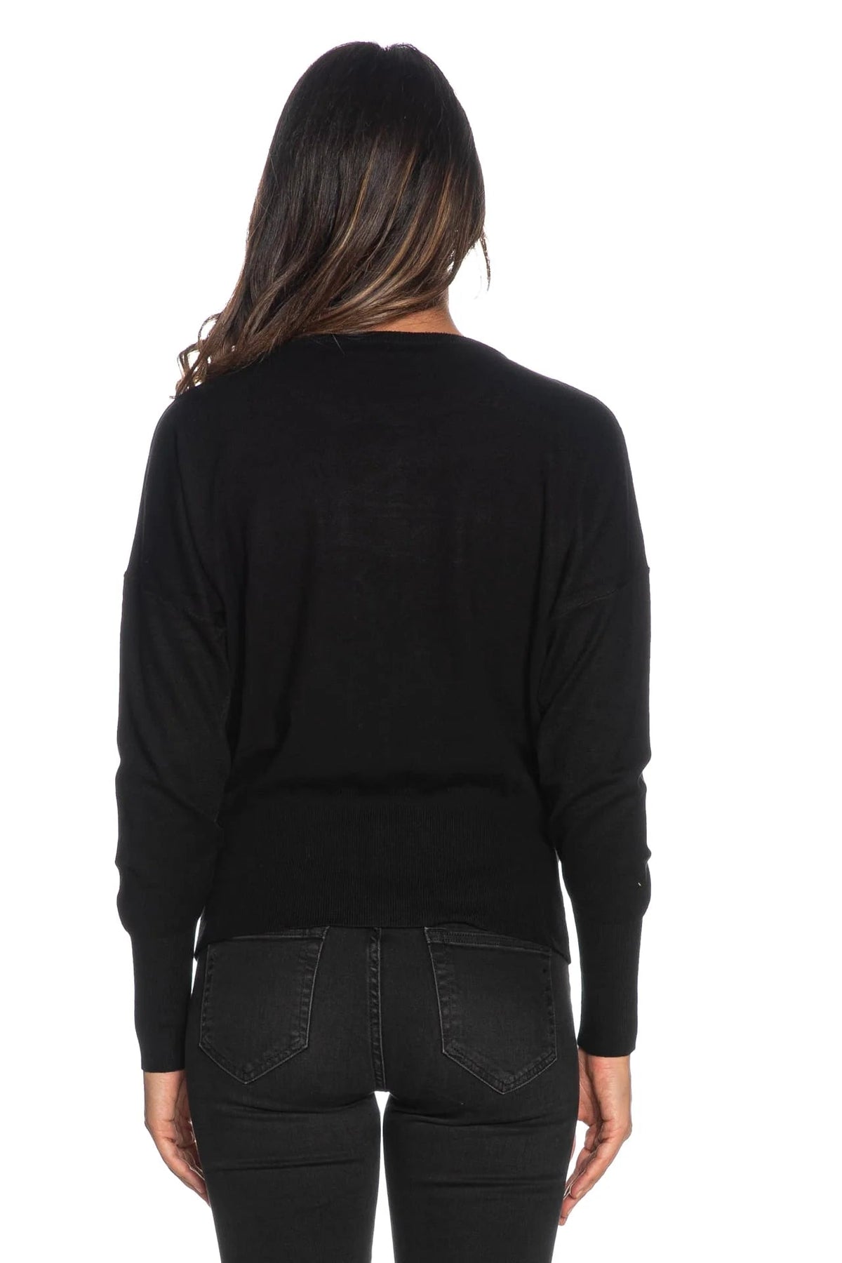 Yes Zee - Maglia Girocollo Con Maxi Costa Al Fondo - Donna - World Fashion