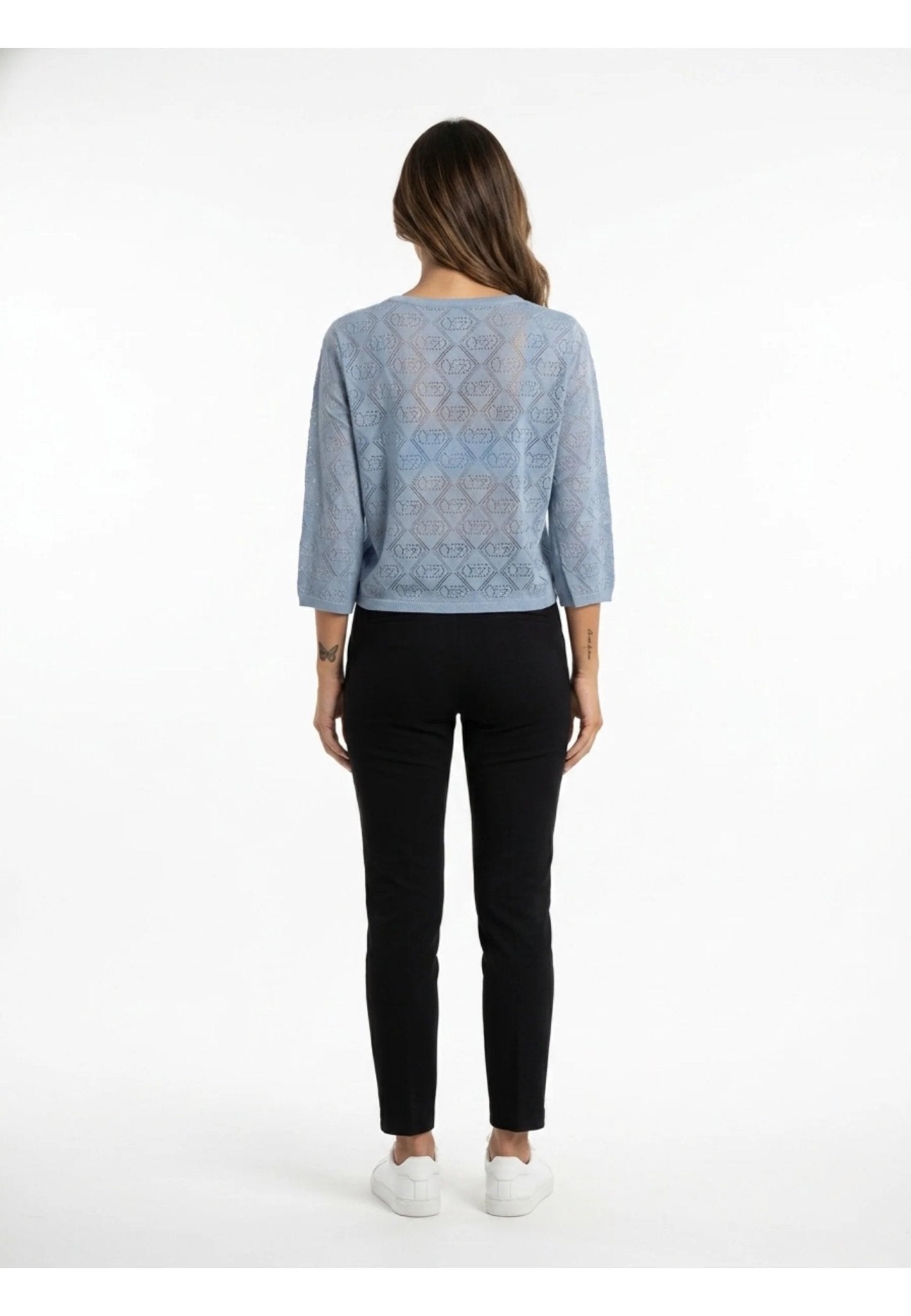 Yes Zee - Maglia Scollo Barchetta, Spacchi Manica - Donna - World Fashion